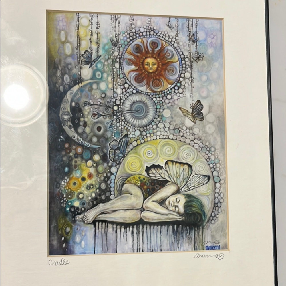 Signed Print Cradle by Manami Lingerfelt